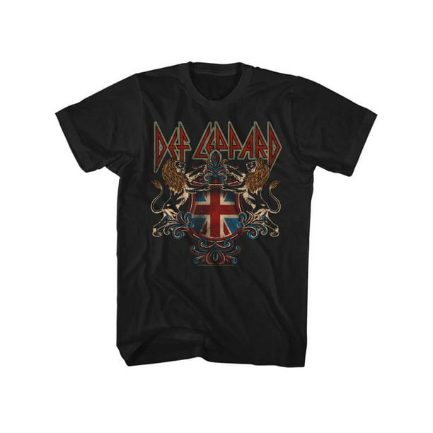 Def Leppard 80s Heavy Metal Band Rock n Roll Pour Some Sugar Adult T-Shirt Tee